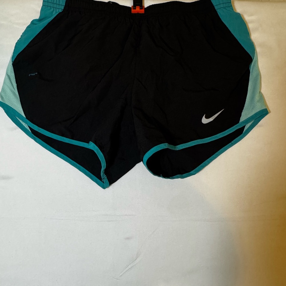 Nike Women's Athletic Shorts in Black and Teal